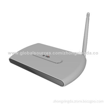 Android 4.4 TV box, smart phone remote control with Ethernet port/HDMI port, WiFi antenna